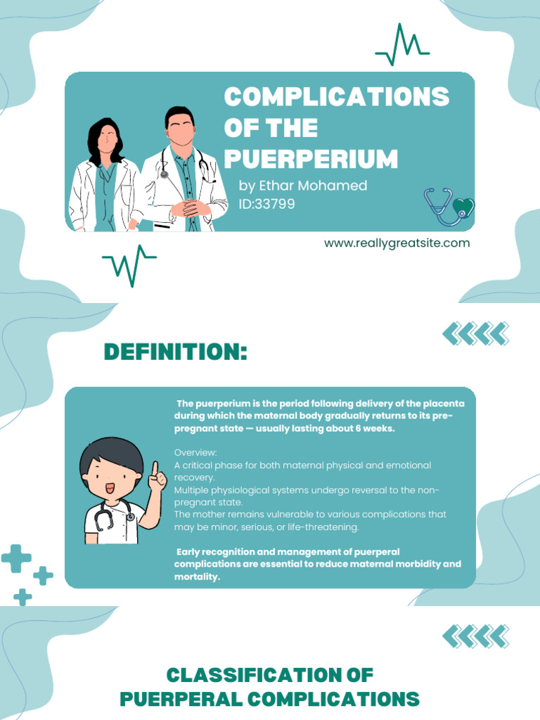 Complications of The Puerperium | PDF | Postpartum Period | Maternal Health