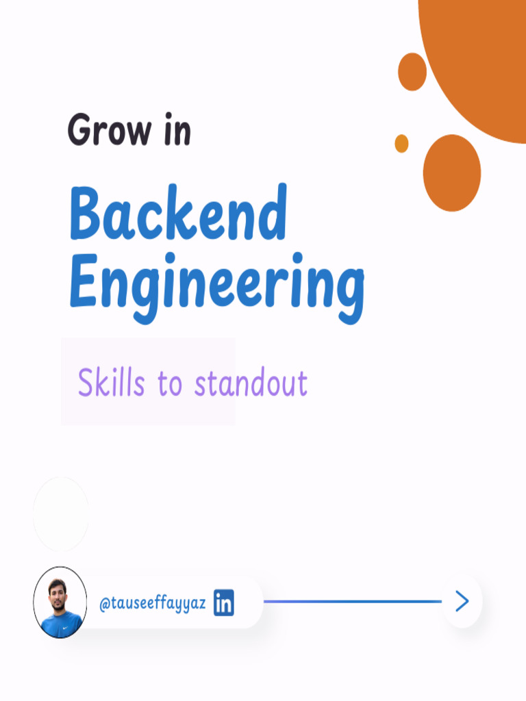 Grow in - Backend Engineering | PDF | Databases | Computer Science
