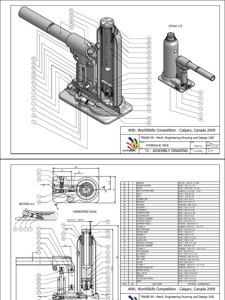 PDF Hidraulic Jack Compress | PDF | Valve | Machines