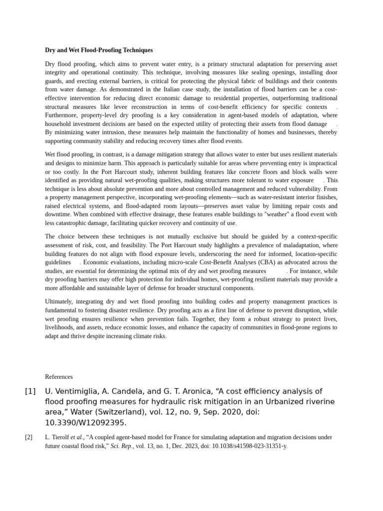 Dry and Wet Flooding Techniques | PDF | Flood | Climate Resilience