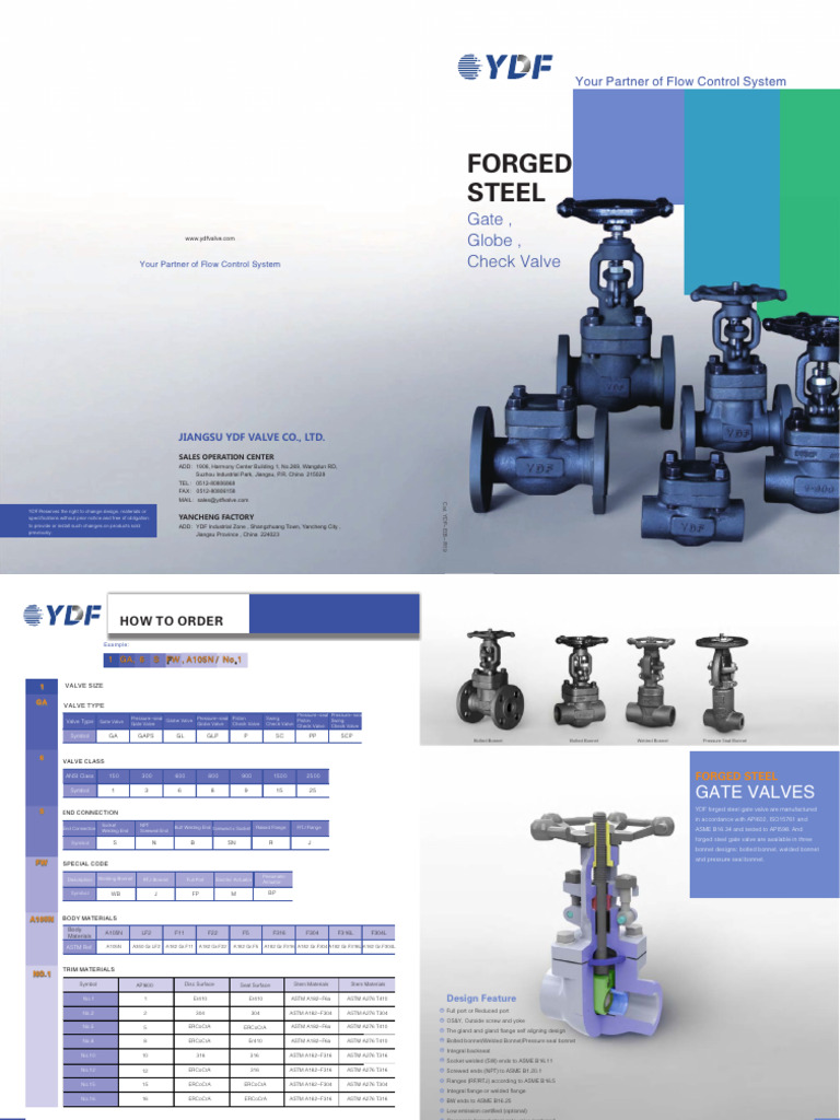 Ydf Cortina Forjado 1 1 | PDF | Valve | Gas Technologies
