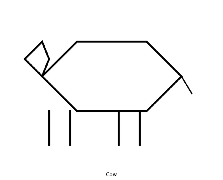 Cow Outline A4 | PDF