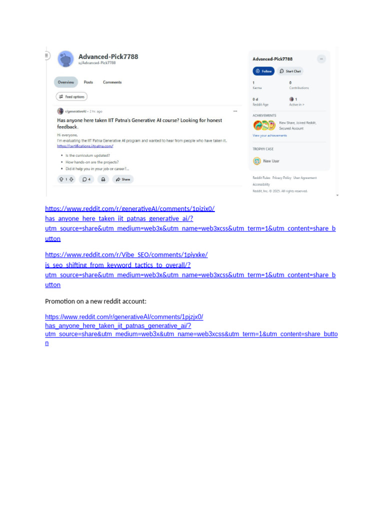 Reddit Content | PDF