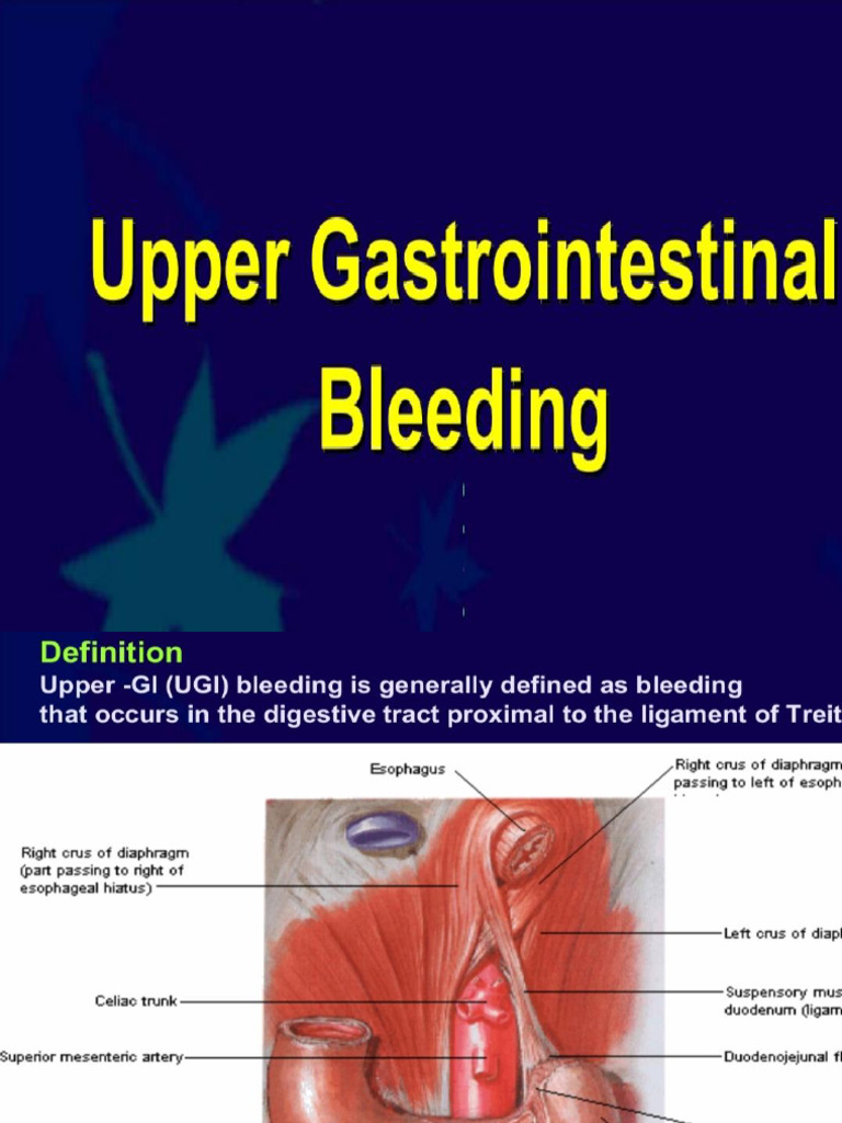 12 Upper & Lower GI Bleeding | PDF | Gastroenterology | Medical Specialties