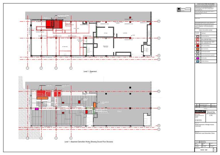 161272 - 1001_B - Basement Level Demolition Plans | PDF | Demolition ...
