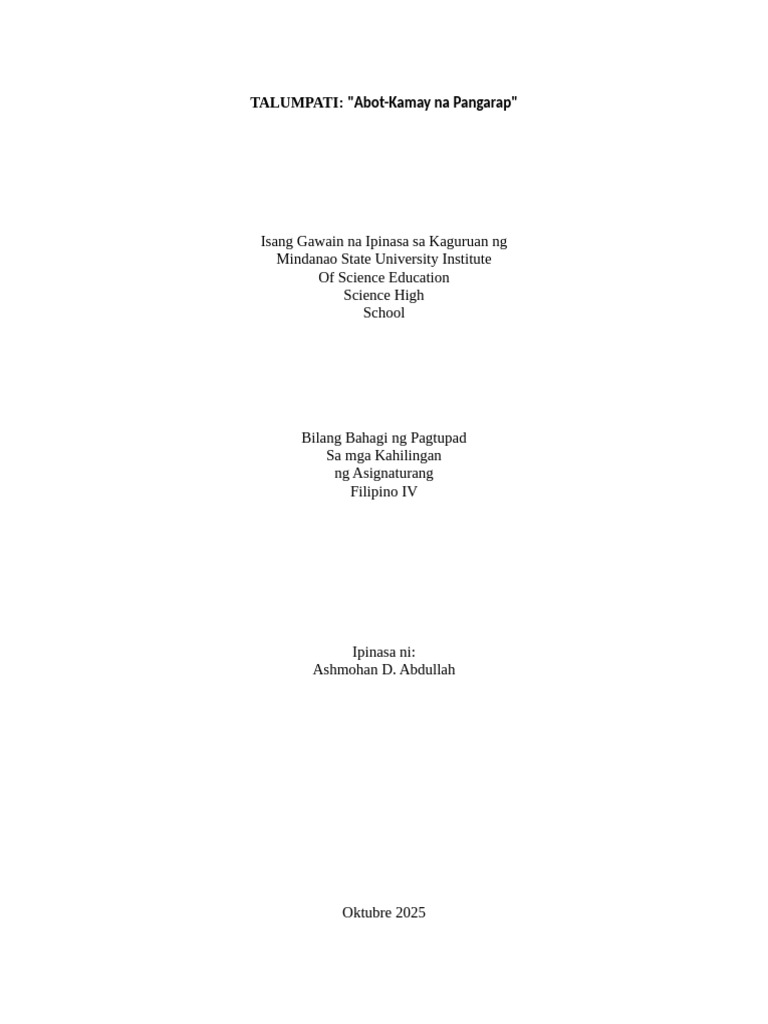 Talumpati | PDF