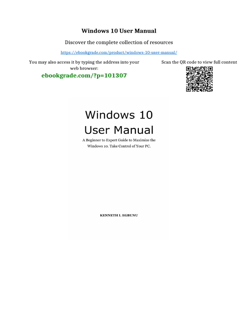 Windows 10 User Manual Digital Download | PDF | Intellectual Property ...