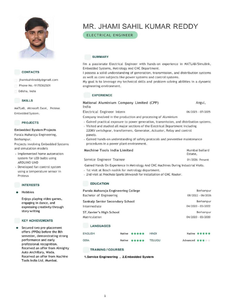 Jhami Sahil Kumar Reddy Resume.pdf_compressed | PDF