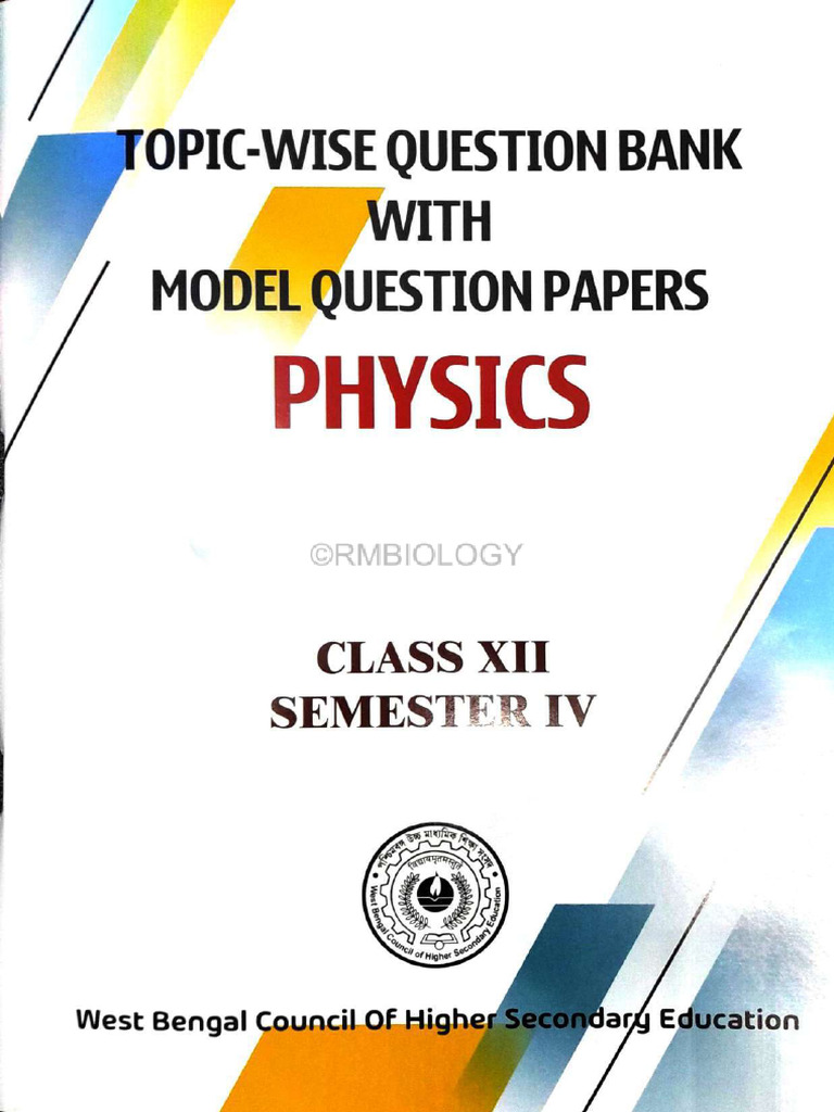 Physics Model Set Sem 4 | PDF