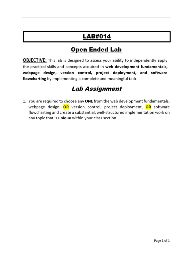 Lab 14-1 | PDF