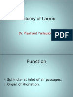 Anatomy of Larynx: Dr. Prashant Yarlagadda
