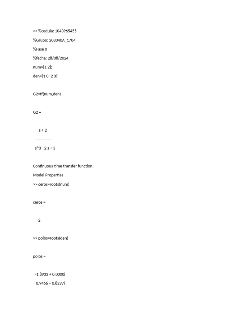 Codigo Control Analogo | PDF