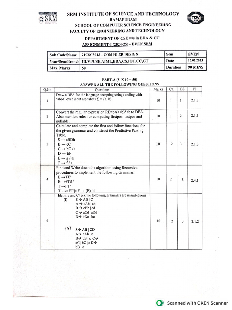CD Assignment 1 | PDF