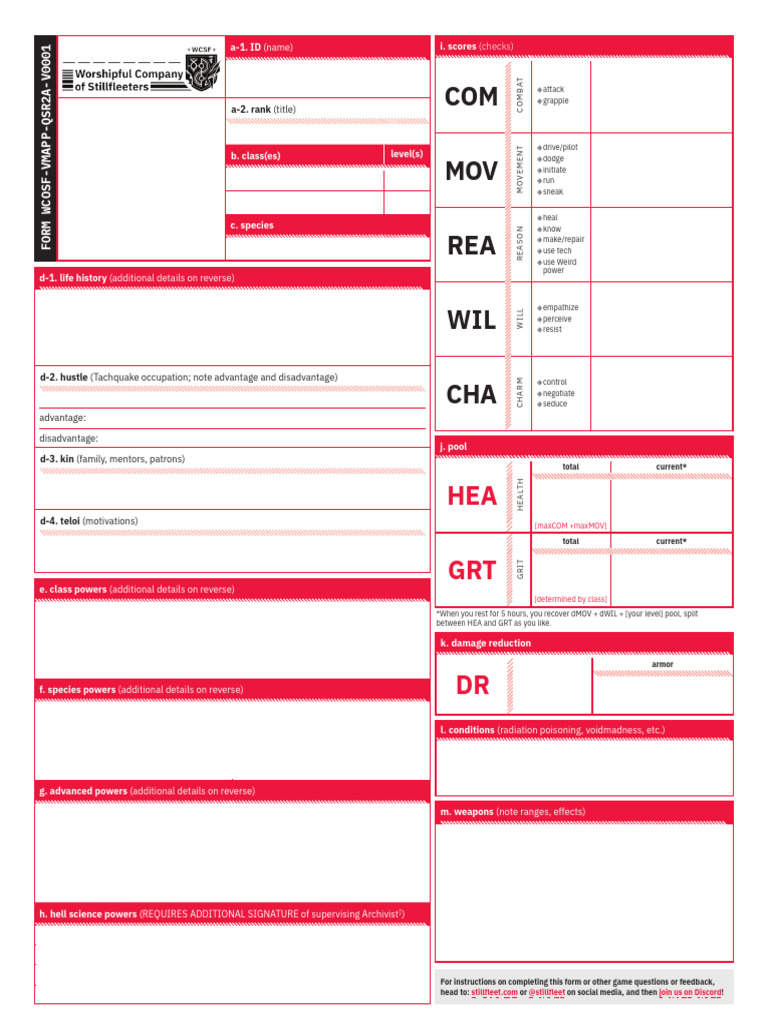 Stillfleet CHSH Blank v2-Rev2 | PDF