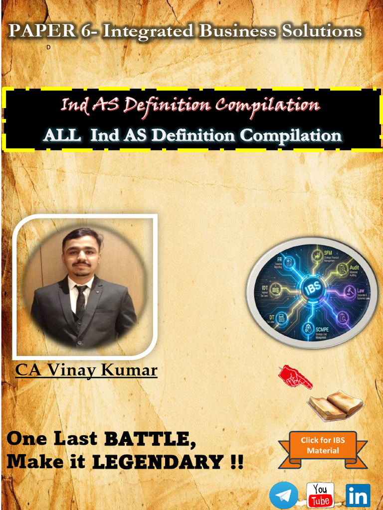 Ind As Definition FR Compilation Ind As Wise (A-Z) | PDF | Tax ...