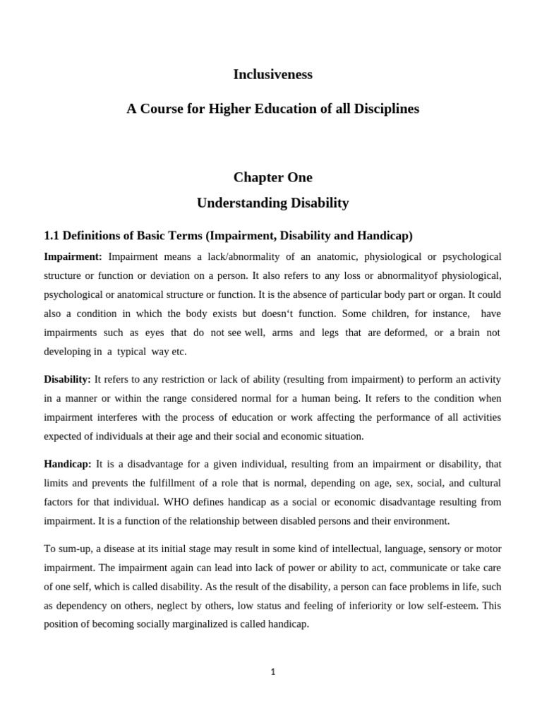 Inclusiveness Crush Prog | PDF | Inclusion (Education) | Learning ...