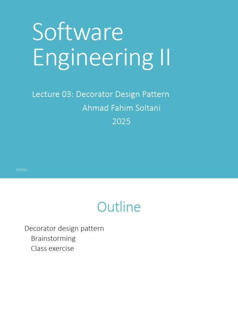 03 - DecoratorDesignPattern | PDF | Inheritance (Object Oriented ...