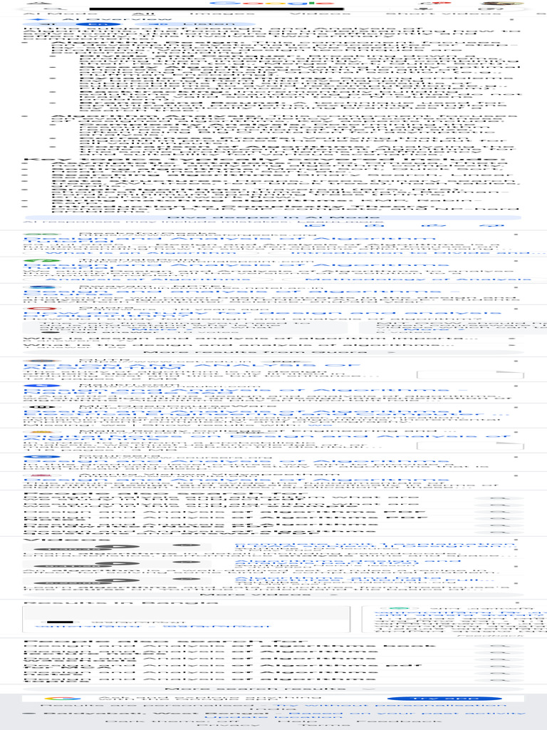 Design Analysis and Algorithm What Are We Study in This Subject ...