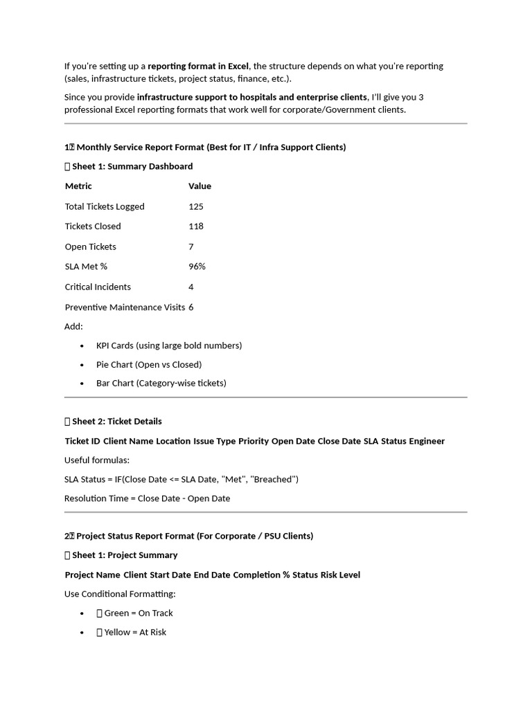 Monthly Serv RPT Form | PDF