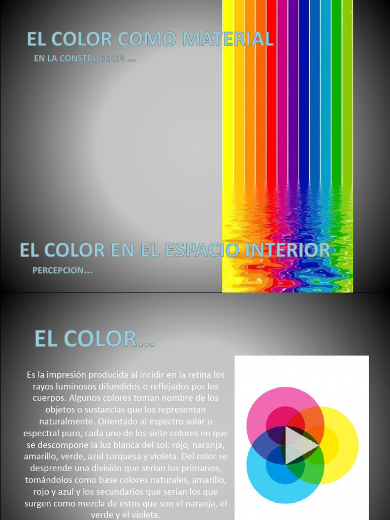 Teoria Del Color-Percepcion | PDF | Color | Rojo