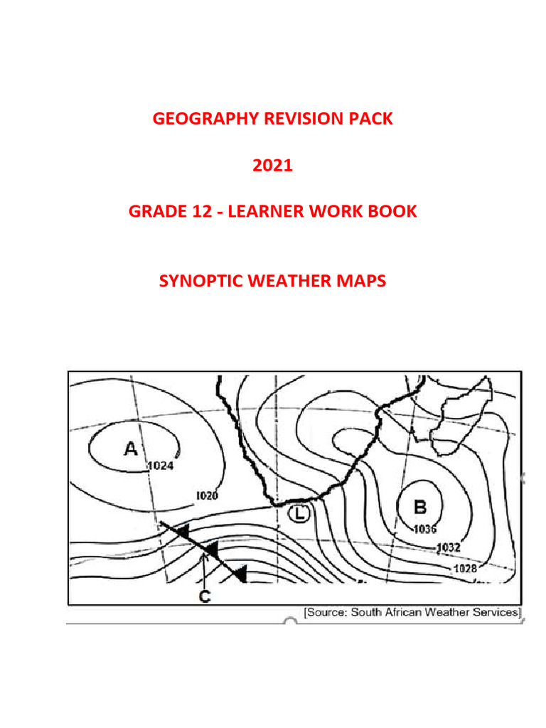 REVISION PACK_Synoptic Weather Maps | PDF