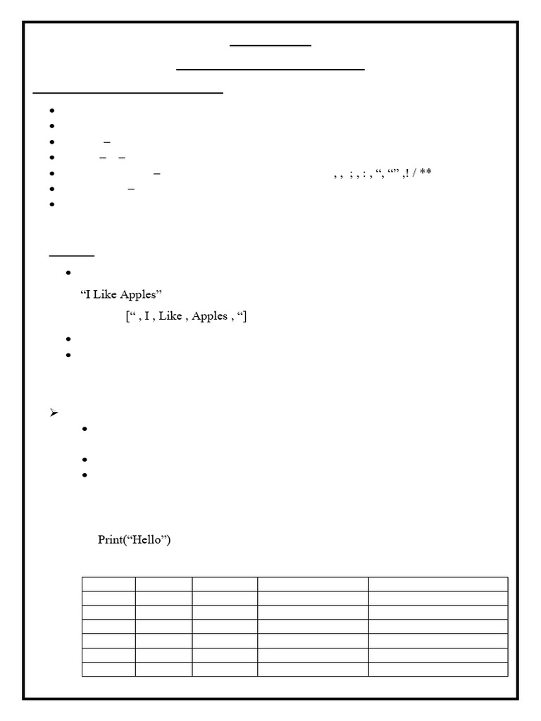 Chapter 6 Python Fundamentals | PDF