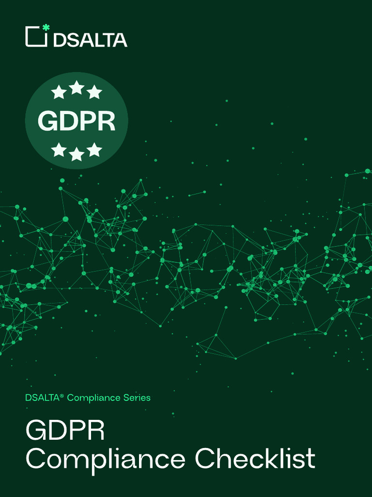 GDPR Compliance Checklist DSALTA | PDF | Regulatory Compliance | Audit