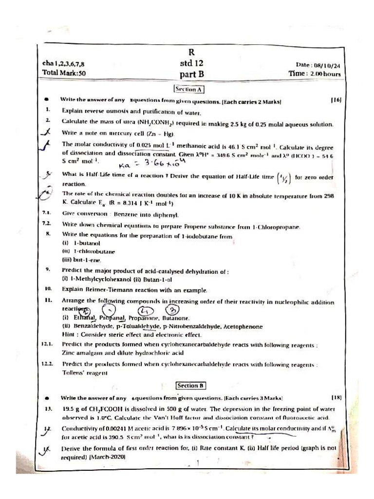 Imp Practice Paper | PDF