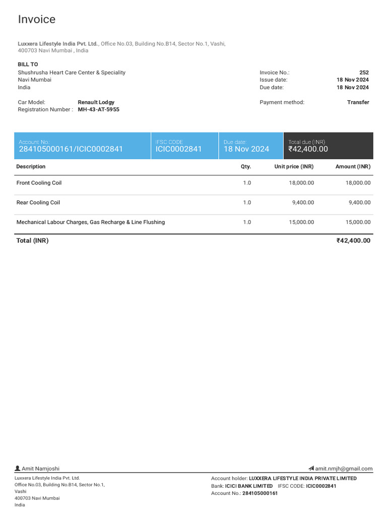 Invoice252 | PDF