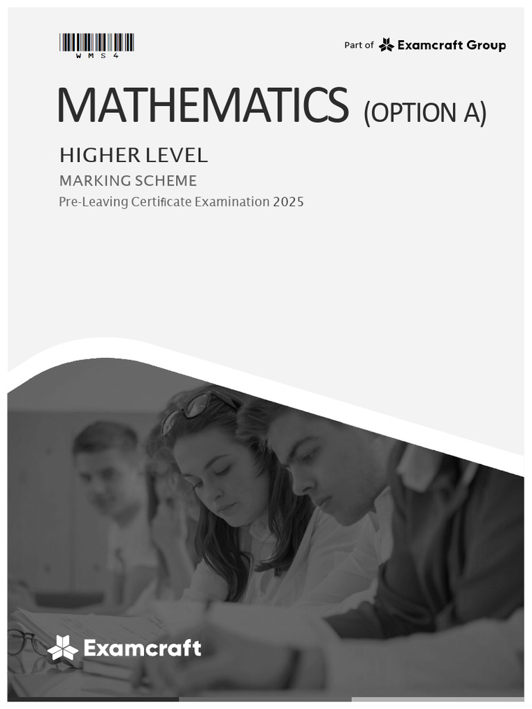 2025 LC Maths Higher MS OpA | PDF | Slope | Equations