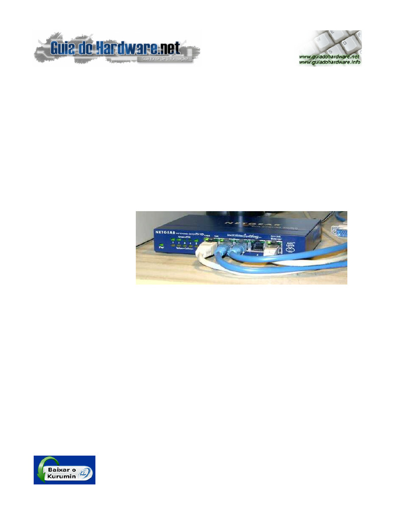 Guia Do Hardware - Hubs e Switches | PDF | Rede de computadores ...