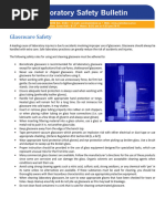 Glassware Safety Risk Assessment Guide | PDF | Occupational Safety And ...