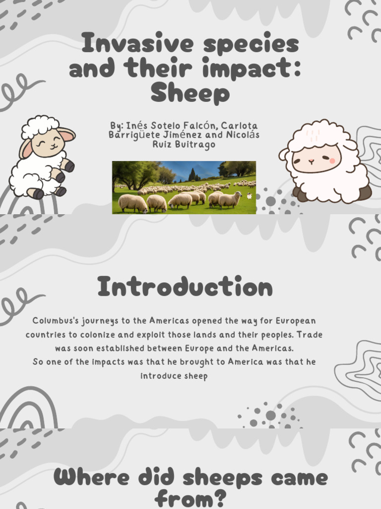 Invasive Species and Their Impact Sheep | PDF