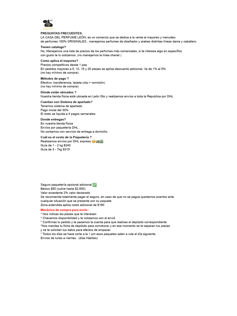 Preguntas Frecuentes 2024 Lcpl-1 | PDF