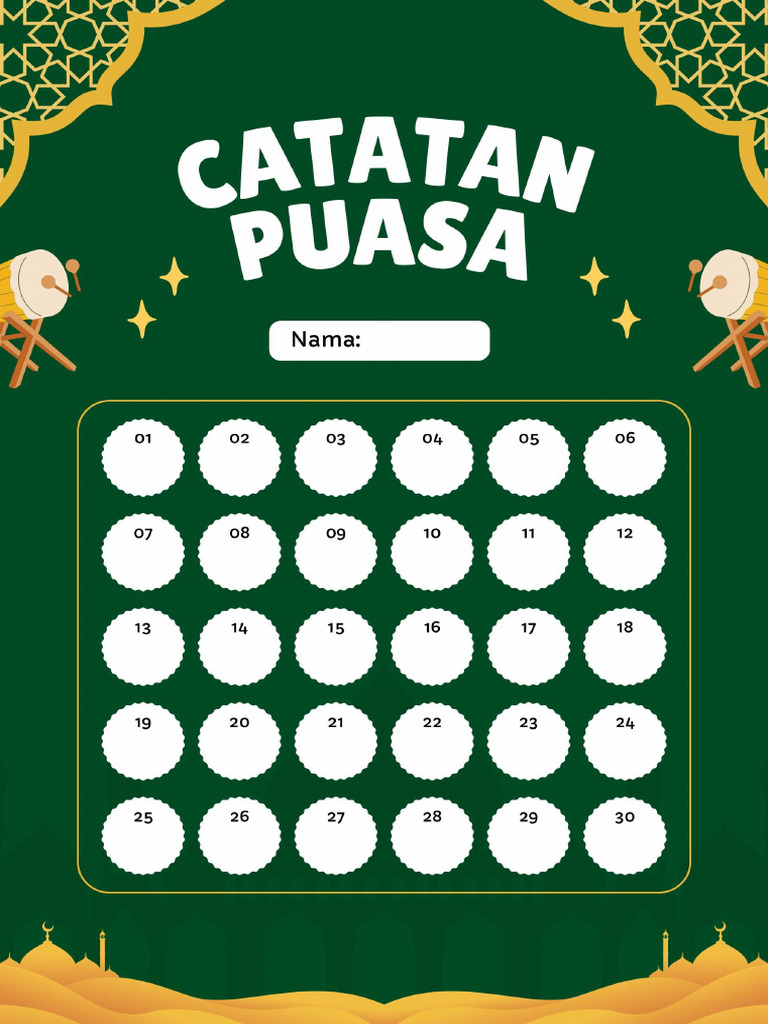 Mutaba'Ah Ramadhan 1447 (Adik) | PDF