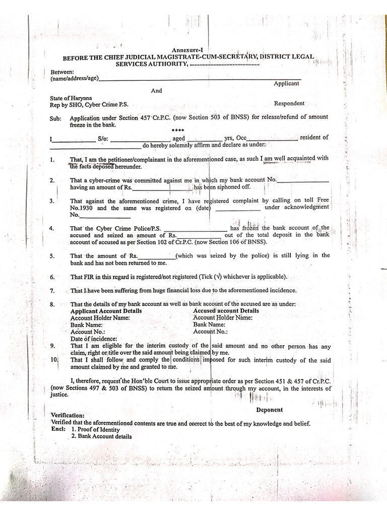 Application Format | PDF