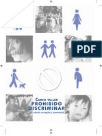 Curso Taller. Prohibido Discriminar