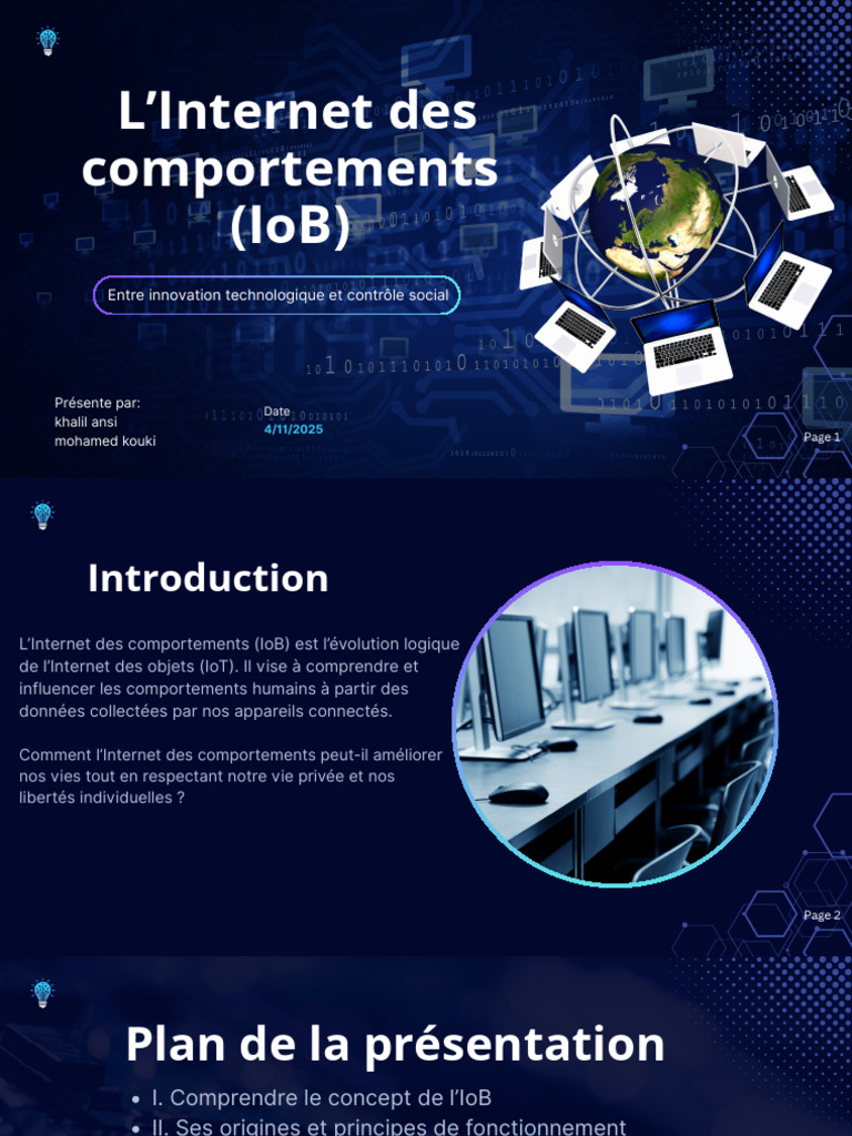Blue and White Modern Computers Presentation | PDF | Intelligence ...