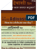 Adivasi Day What to Do