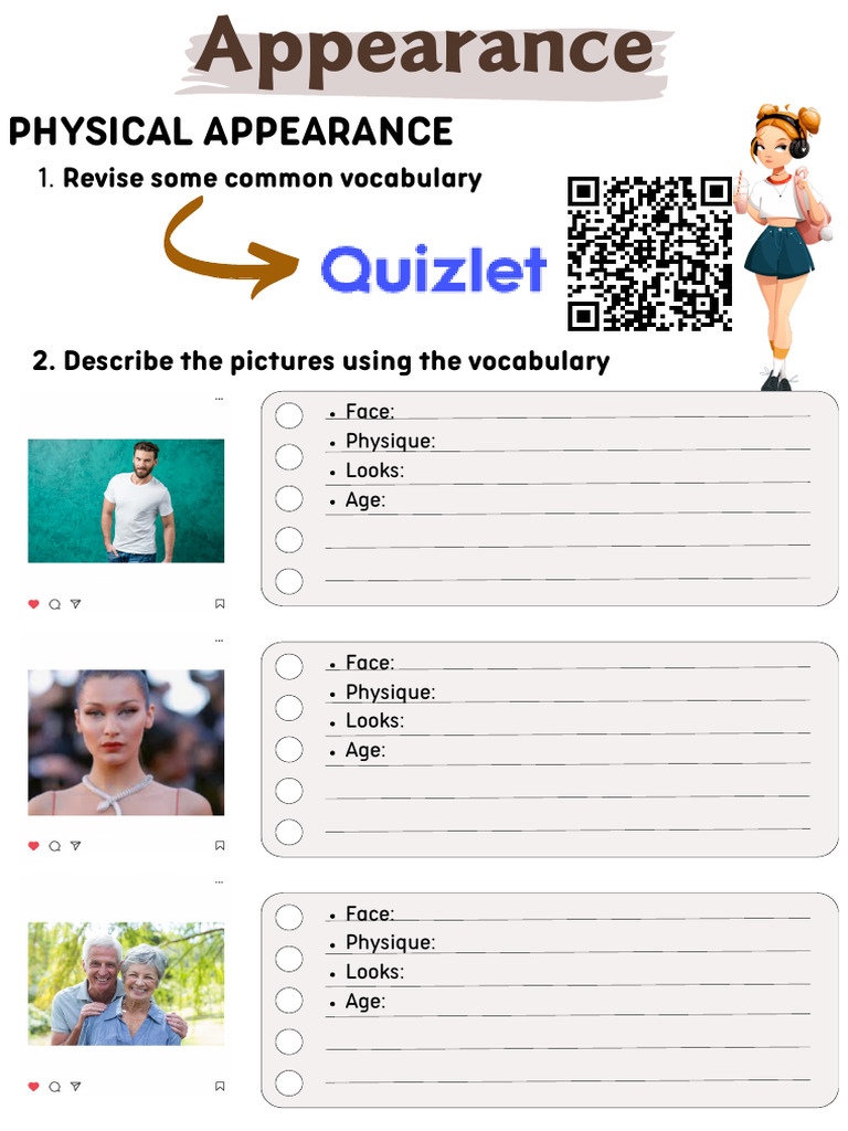 Appearance - Student Version PDF | PDF | Human Body | Anatomy