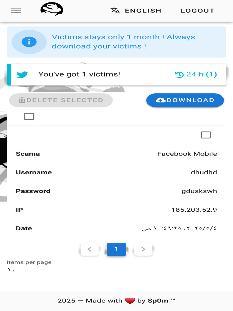 Victims Stays Only 1 Month ! Always Download Your Victims !: You've Got ...