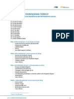 Cronograma Teórico Residencia Ortolingual