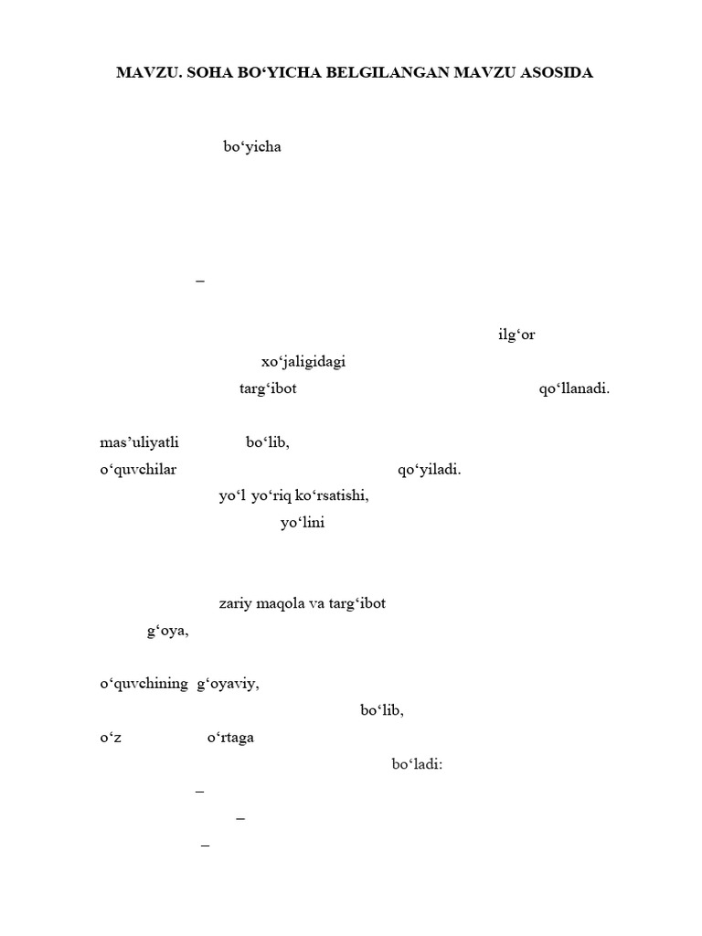 5-MAVZU O'TSQ | PDF