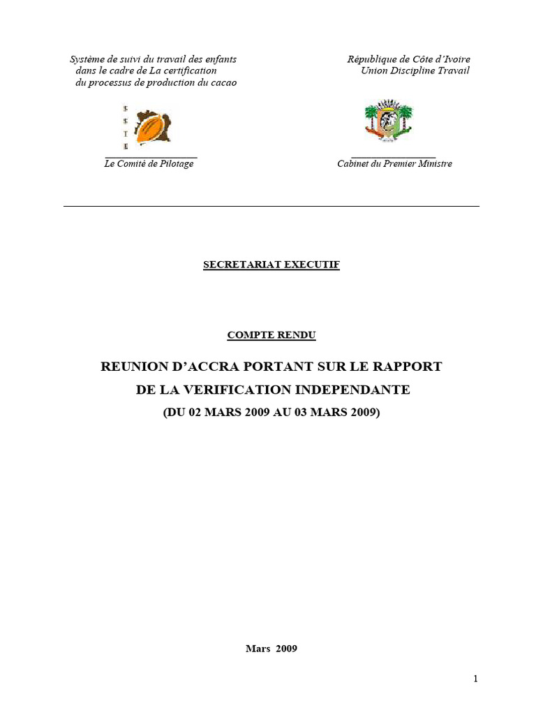 CR Accra | PDF | Côte d'Ivoire