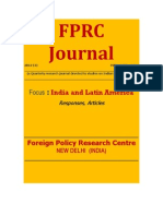 FPRC Journal: India and Latin America