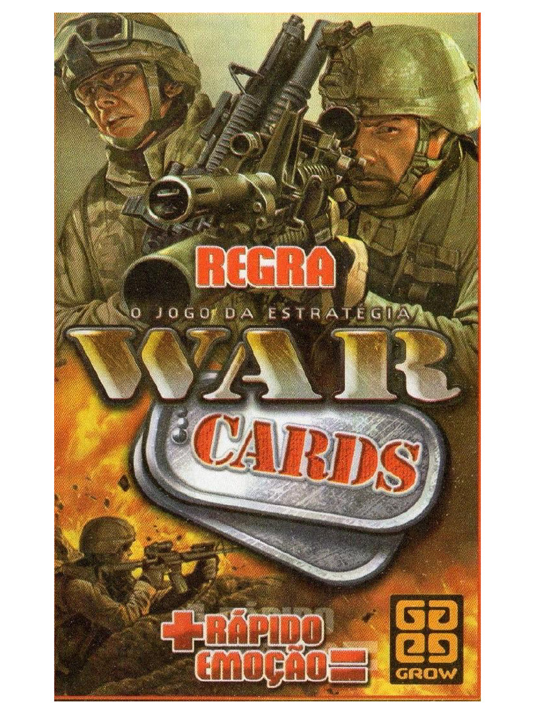 457059475 War Cards War Cards Manual de Regras 75477 | PDF