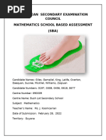 Shoe Size and Weight Analysis of Students | PDF | Histogram | Statistics