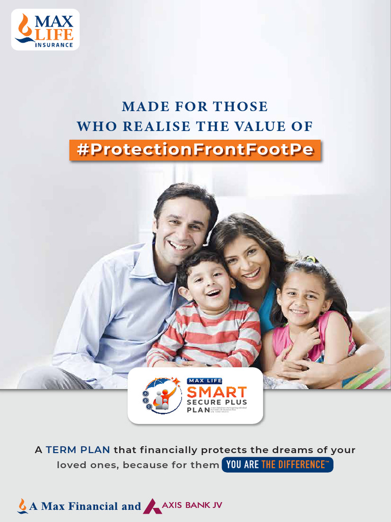 Max Life Smart Secure Plus Plan Prospectus | PDF | Insurance | Life ...