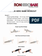 Action Hero Babe (On The Go) Workout