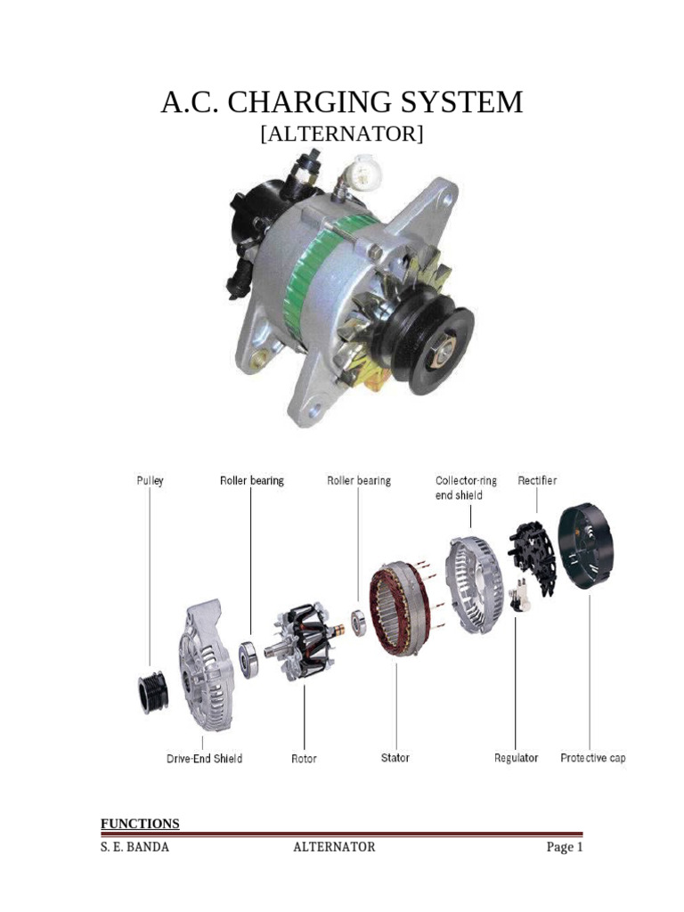 Alternator | PDF | P–N Junction | Diode